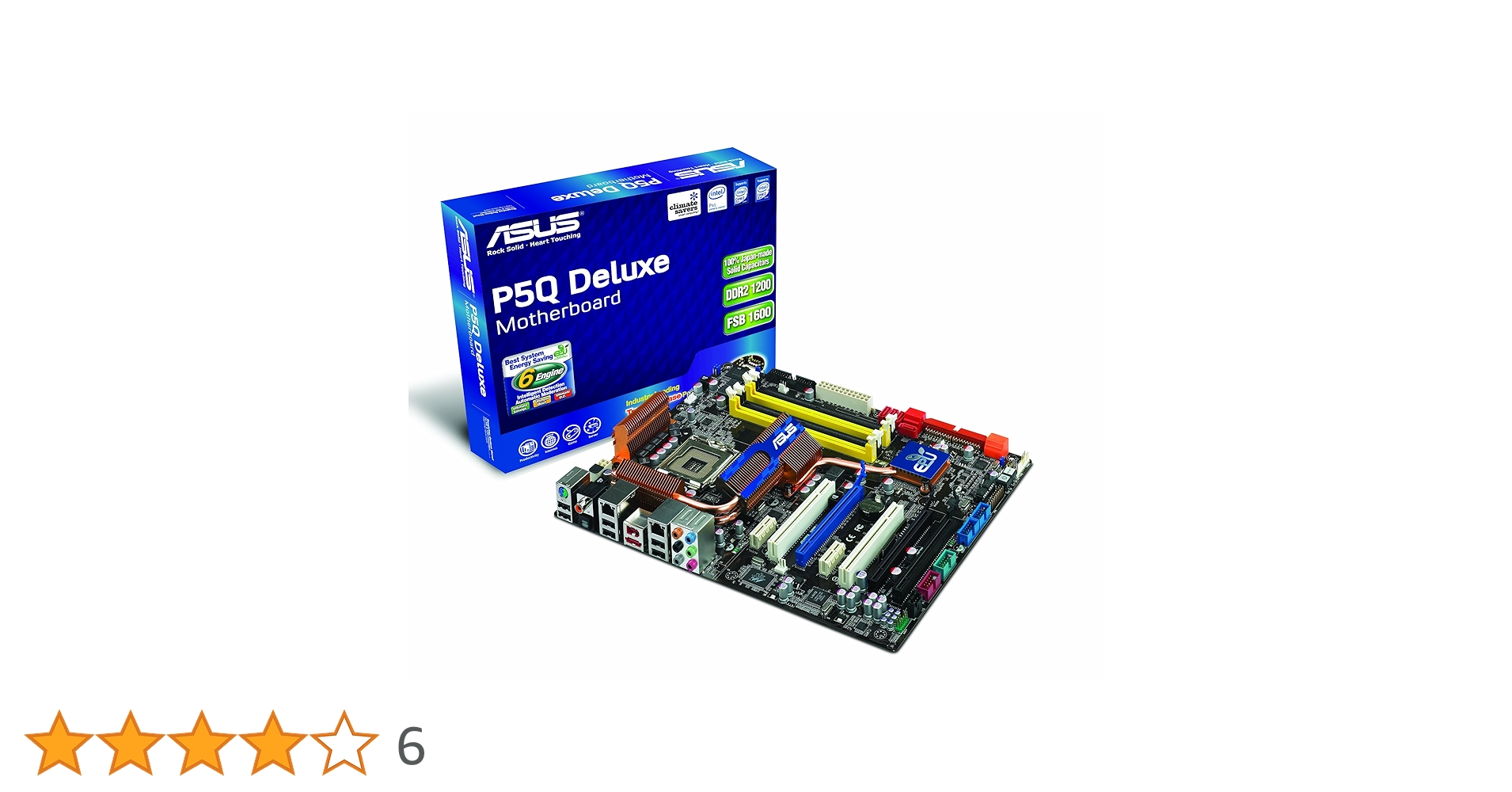 ASUS P5Q Deluxe Motherboard ATX iP45 LGA775 Socket UDMA133, Serial